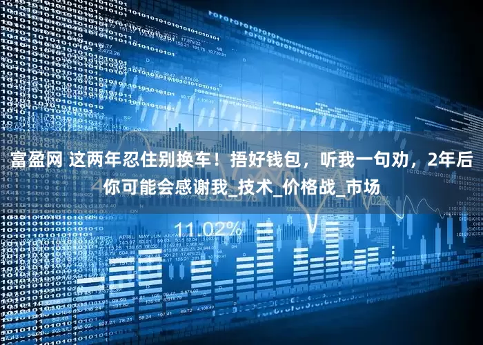 富盈网 这两年忍住别换车！捂好钱包，听我一句劝，2年后你可能会感谢我_技术_价格战_市场