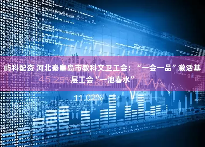 屿科配资 河北秦皇岛市教科文卫工会：“一会一品”激活基层工会“一池春水”